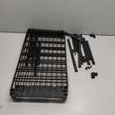 3 Tier Microwave Stand with Storage Shelves, Kitchen Countertop Organiser with Hooks, Kitchen Storage Rack, Baker's Rack, OTG Stand, Spice Organizer, Space Saving Organizer (50.5x27x73cm)