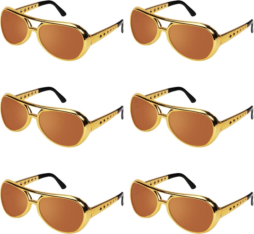 50's 60's Glasses  6 Pairs 50's Rockstar Aviator Sunglasses 50's 60's Glasses  6 Pairs 50's Rockstar Aviator Sunglasses