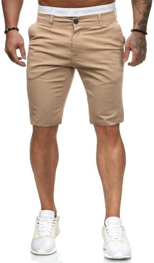 HUNGSON Men's Casual Shorts Lightweight Golf Shorts with 4 Pockets Stretch Quick Dry Comfy Work Shorts, 30