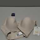 Leonisa High Profile  Back Smoothing Bras for Women, Full Coverage Underwire Bra, Adjustable Hook & Eye Closure (36C, Beige)