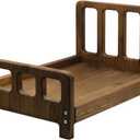Newborn Photography Props Bed Prop Brown  Rustic Mini Wooden Bed for Baby Photography, Infant Photoshoot Posing Prop for Newborn Sessions