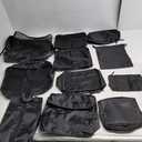 BAGAIL 6 Set/8 Set/10 Set Packing Cubes Various Sizes Packing Organizer for Travel Accessories Luggage Carry On Suitcase, Style: 10 Set-full Mesh