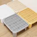 Greywaterproof Cat Mat, 19.69"X15.95"X3.54" Litter Box Mat, Easy Clean, Non-Slip, Urine-Proof Kitty Litter Catcher Mat