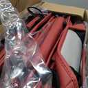 Car Seat Covers Full Set, Breathable Leather Automotive Front and Rear Seat Covers & Headrest, Universal Automotive Vehicle Seat Cover for Most Sedan SUV Pick-up Trucks, Wine Red