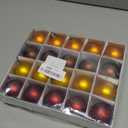 20 PCS Thanksgiving Ball Ornaments for Tree Fall Ball Hanging Ornaments Plastic Orange Brown Ball Ornaments Thanksgiving Hanging Decorations for Fall Autumn Thanksgiving Harvest Home Party Supplies