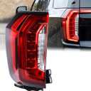 Left Driver Side Tail Light LED Rear Lamp Compatible for 2021 2022 2023 2024 GMC YUKON XL Denali AT4 SLE SLT With Bulbs 84816392 GM2800317 LH