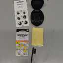 Sony CRE-C10 Self-Fitting OTC Hearing Aids for Mild to Moderate Hearing Loss, Prescription-Grade Sound Quality, Compact Virtually Invisible Design, Customizable App, and Replaceable Batteries, Black