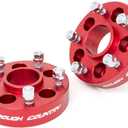 Rough Country 1.5" Wheel Adapters for 97-06 Jeep Wrangler TJ | 84-01 XJ- 1092RED