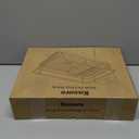 Kitsure Dish Drying Rack - Compact Dish Rack with Utensil Holder & Adjustable Water Outlet, Rust-Proof & Scratch-Resistant Drying Rack for Kitchen, 14.5" x 12.0" x 4.0", White