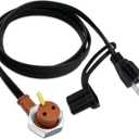 3600008 Engine Block Heater Cord 251919 for Fo-rd 6.0 6.4 6.7 6.8 7.3 L Diesel E350 450 550 F250 350 450 550 Dod-ge Ra-m Cu-mmins Diesel 5.9 6.7 L 120V Heavy Duty Immersion Heaters 6 Feet