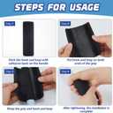Frienda 4 Pcs Handle Grips 4.25 Inch NBR Rubber Foam Grip Wrap Soft Buffer Tube Cover Pad Handle Covers for Fitness Home Garden Bicycle Exercise Equipment Handlebar Replacement