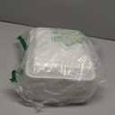 Vplus 100% Compostable 5 Compartment Plates 125 Pack EcoFriendly Disposable Sugarcane 10 x 8 inch Bagasse School Lunch Tray Perfect for Boys and Girls