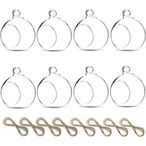 Pcs of 8 Hanging Glass Terrarium Air Plant Candle Holders Home Wedding Party Centerpieces Decor Indoor Outdoor Air Plant Terrariums