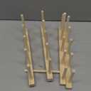 Barydat 2 Pcs Wooden Puzzle Display Stand Jigsaw Holder Rack Puzzle Pot Lid Storage Organizer Shelf for Playroom Decor Craft Collection Lovers