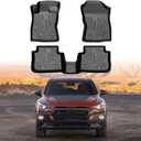 Mixsuper Liner Floor Mats for 2024-2026 Crosstrek & Impreza, All Weather Floor Liners Durable 1st and 2nd Row Set Black