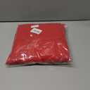 Unisex Adult Matte Graduation Cap and Gown Set with Honor Cord Gold Stoles for College School Bachelor Graduates (51, Red)