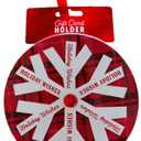 Surface Packaging Snowflake Circle Gift Card Holder Tin