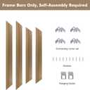 Floating Frame for 36x48 Canvas Painting, DIY Metal Canvas Frame with 1.5 Inch Deep for Rustic Oil Paintings Art Prints Artwork Landscape Portrait Living Room Wall Decor (Bronze)