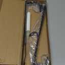 Enhon Christmas Wreath Hanger for Front Door with Candle Holder and Flameless Candle, Adjustable Wreath Hanger from 15.7 to 26", Fits Doors up to 2" Thick, 20lbs Capacity(Black,1 Pack)