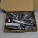 12Pcs Universal Vacuum Attachment Professional Shop Vac Accessories Wet Dry Vacuum Hose Adapter with Hair Brush Extension Wand Flexible Crevice Tool fit 2 1/2" to 1 1/4" and 1 7/8" to 1" Vacuum Hose