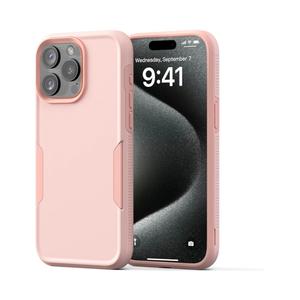 NTG【2023 New Designed for iPhone 15 Pro Max Case, Heavy-Duty Tough Slim Shockproof [2 Layer Structure][Military Grade Protection] Phone Case for iPhone 15 Pro Max(6.7 Inch), Cherry Juice Pink, Pack Of 5