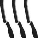 Black Hard Bristle Crevice Cleaning Brush - 3 PCS Home Cleaning Supplies - Multi-Purpose Crevice Cleaning Tools for Grout, Kitchen, Bathroom, Toilet and Window