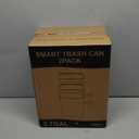 2 Pack 2.7 Gal Bathroom Trash Can with Lid, Automatic Trash Can Small Smart Garbage Can Touchless, Slim Motion Sensor Waterproof Plastic Trash Bins for Bedroom Office Kitchen Toilet (White)