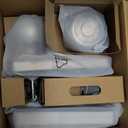 Veise VE018 Smart Knob Handle Lock - Fingerprint, App Control, Keyless Entry for Front Door and Bedroom, Electronic Digital Keypad, Auto Lock, Remote Access Sharing, IP55 Weatherproof, Satin Nickel