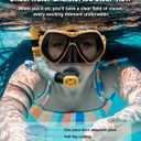 Fawater Swim Goggles with Nose Cover, Anti-Fog and Anti-Leak Clear Snorkeling Mask for Adults and Teens, 9 Colors (1 Pack Yellow)