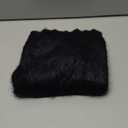 Karwuiio Womens Soft Furry Sweaters Short Sleeve Cozy Fuzzy Sweater Shaggy Knit Pullover Jumper (Medium, Black)