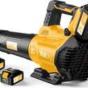 Leaf Blower Cordless - 2025 Update 150000RPM & 3 Speed Levels Electric Leaf Blower with 2 x 4.0Ah Battery and Charger, Extension Tube Blower for Lawn Care, Yard, Garage, Blowing Leaves, Dust or Snow