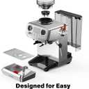 SHARDOR 20 Bar Espresso Machine with Grinder, Expresso Coffee Machines with Professional Steam Wand, 52mm Portafilter, 45 Precise Grind Settings, Stainless Steel All-in-One Coffee Maker for Home Use