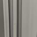 Cordless Light Filtering Mini Blind - 36 Inch Width, 64 Inch Length, 1" Slat Size - Pearl White - Cordless GII Morningstar Horizontal Windows Blinds for Interior by Achim Home Decor