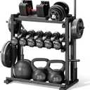 3-Tier Adjustable dumbbell rack
