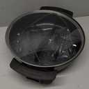 Stariver 6L Electric Hot Pot with Divider - Dual-Flavor Fondue & Shabu Shabu Pot, 1360W with 5-Temp Control, Non-Stick & BPA-Free, Perfect for Family Dinners & Parties