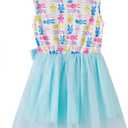 Girls Sleeveless Dress Toddler Bunny Tutu Sundress Casual Party Dresses
