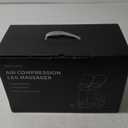 Nekteck Leg Massager for Circulation and Pain Relief, Air Compression Foot Calf Thigh Massager with 2 Heat and 3 Vibration Functions, 6 Modes 3 Intensities, Help for Muscles Relaxation