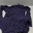 Darong Two Piece Sets for Women Fall Outfits Lounge Sets Crew Neck Tops Wide Leg Pants Vacation Travel Outfits 9065B Dark Blue M