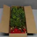 RoseCraft 2PCS Christmas Decorations, Artificial Front Door Christmas Wreaths, Hanging Bell Bow Decorations, for Fireplace Home Holiday Wall Party Xmas Decor. (Red/Green-2)