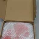 Nuogo 8 Pcs Heart Shaped Dinner Plates 6.8'' Serving Tray Melamine Heart Shaped Plates for Dessert, Appetizer, Salad, Dishwasher Safe (Red)