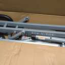 Sunny Health & Fitness Smart Row-N-Ride Glute & Leg Trainer, Foldable Squat Assist Rower with Exclusive SunnyFit App Connection (Grey)