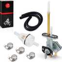MOTO1988 Fuel Valve Petcock Tank Switch Compatible with Kawasaki Ninja 250 250R EX250F 1988-2007 OEM 51023-1393 51023-1139