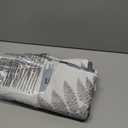 OAITE Duvet Cover Set,100% Cotton Comforter Cover with Leaf Pattern Duvet Cover Set,Soft Bedding Set Includes with 3 Piece (2 Pillow Shams,1 Duvet Cover) (King-104" x 90")