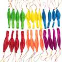 Latex Balloon Party Decorations Colorful Punch Balloons with Rubber Handle Heavy Duty Bounce Punching for Kids Birthday Wedding Multicolor