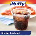 2 x Hefty Deluxe Clear Plastic Party Cups (9 Ounce, 40 Count)