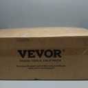 VEVOR Hot Dog Roller, 12 Hot Dog 5 Rollers, Stainless Steel Sausage Grill Cooker, 750W Commercial Hot Dog Machine with Dual Temp Control, Cover, Side Storage Box, Removable Shelf & Oil Drip Tray