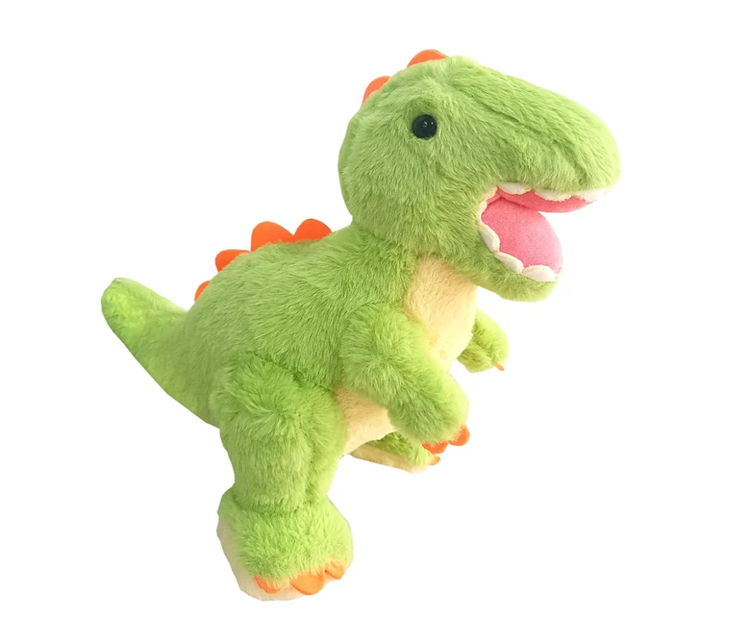 Cute Dinosaur Stuffed Animals Plush Toys, 9.84 Inch Tyrannosaurus Plushies, Great Birthday Gifts for 3 4 5 6 7 8 Year Old Boys Girls
