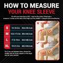 Patella Knee Sleeve with Side Stabilizers  Kneecap Support with Gel Pads  Compression Knee Brace for Men & Women (Brown, M)