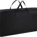 Folding Mattress Storage Bag, Carry Case for Trifold Memory Foam Mattress, Convenient Moving and Travel Storage (Fits4Full Mattress, Black)