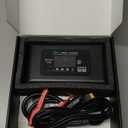 iSunergy Battery Charger, Smart 0-35A 12V/24V Trickle Charger, Portable Car Battery Charger with 9 Stages of Charging for LiFePO4, Lead-Acid, and Lithium Batteries, with Battery Repair Function